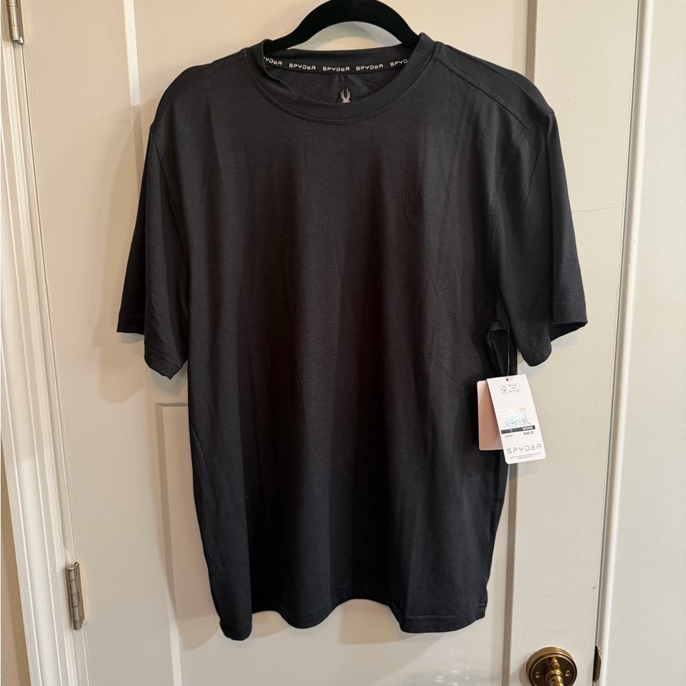 Spyder Charcoal Short Sleeve Men's Tee